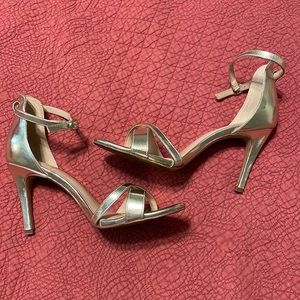 KAARI blue Strappy Heels- Size 8- Worn Once